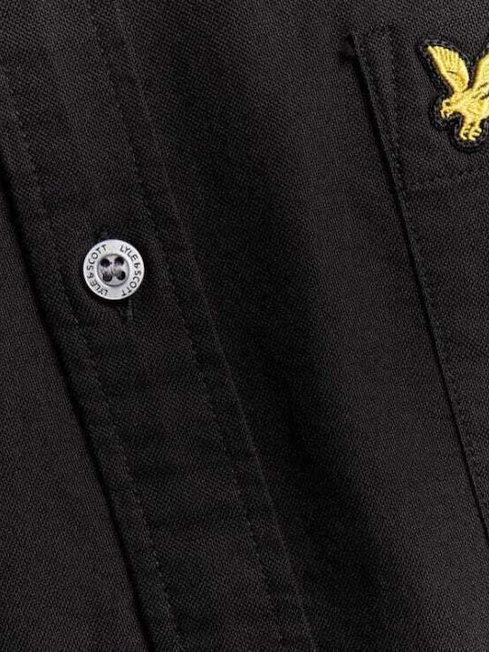Long Sleeve Shirt In Wide Line Black