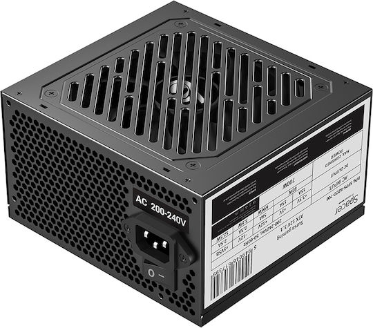 Spacer 700W Schwarzes Voll Verkabeltes 80 Plus Bronze Netzteil für Computer