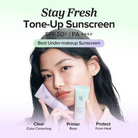 Beauty of Joseon Stay Fresh Tone-Up Purple Cremă de protecție solară pentru față SPF50+ 50ml