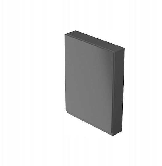 Cersanit Badezimmerschrank 59.4x14.1x80cm Grau