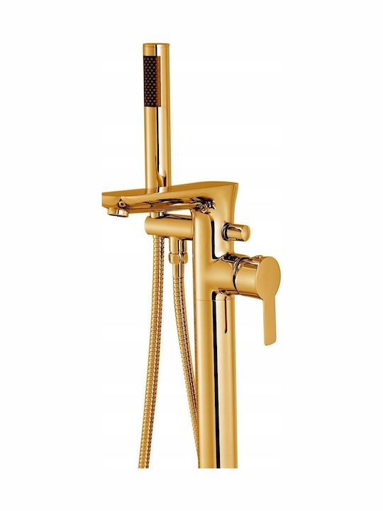 Invena Mischung Badewanne Komplettes Set Gold