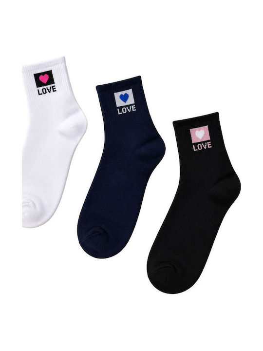 Yookie Γυναικείες Κάλτσες Πολυχρωμο 3Pack