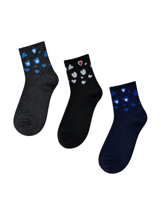 Yookie Γυναικείες Κάλτσες Πολυχρωμο 3Pack
