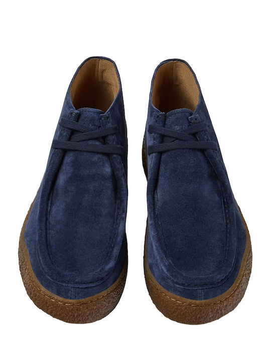 Peu Terreno Wildleder Herrenstiefel Chukka Blau