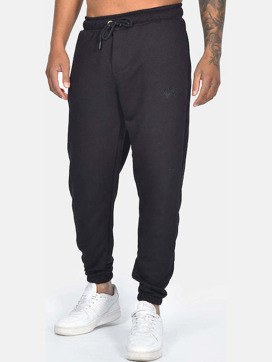 Sweatpants with Elastic Black