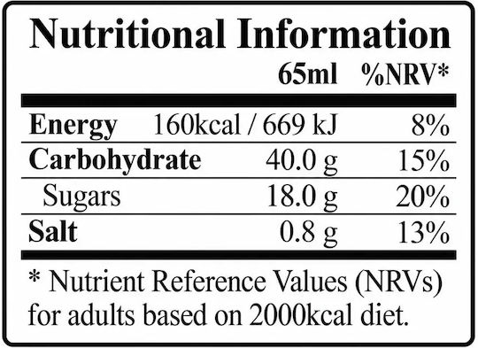 Fit & Shape Carbo Fuel Mango 65ml