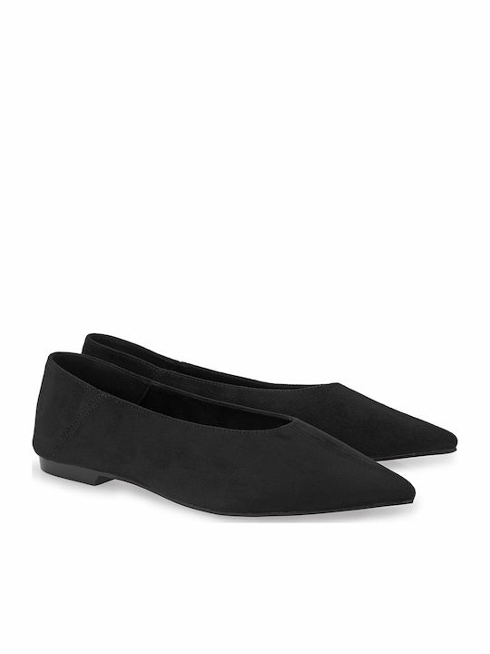 Pantofi balerini pentru femei Negre