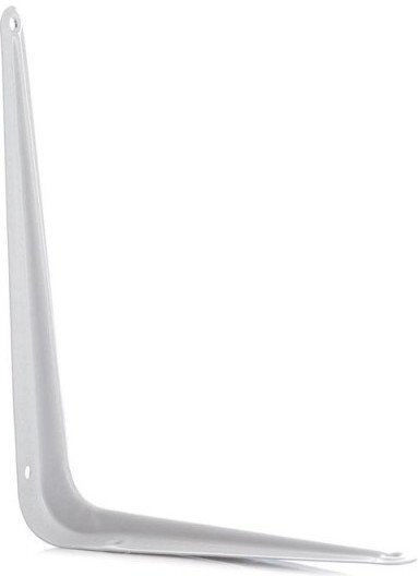 JetWorld Heavy-Duty Shelf Corner Made of Metallic in White Colour 150x200mm