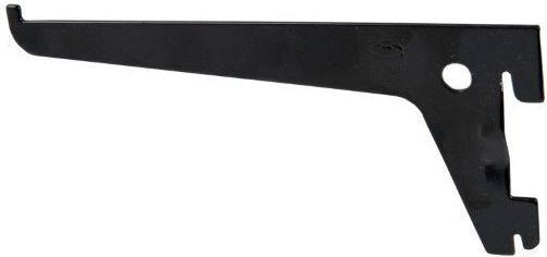 Malys Group Heavy-Duty Shelf Bracket Made of Stainless Steel in Black Colour