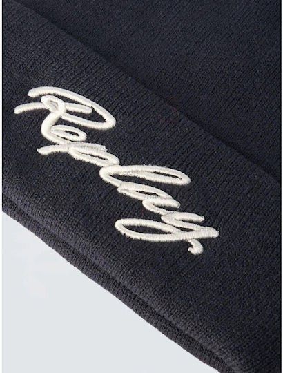 Beanie Men's Knitted Beanie in Black