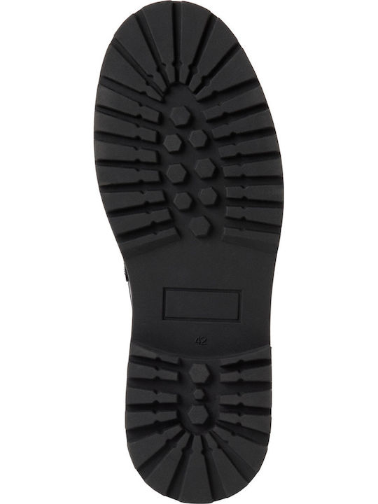 Leather Men's Loafers in Black Colour