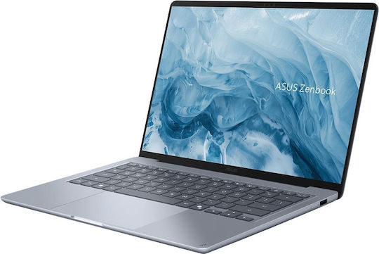 Asus Zenbook 14 UX3480KA-OLED-U1053W 14" OLED FHD+ (Seria Ryzen AI 300-345/16GB/512GB SSD/W11 Home) Albastru Arctic (Tastatură GR)