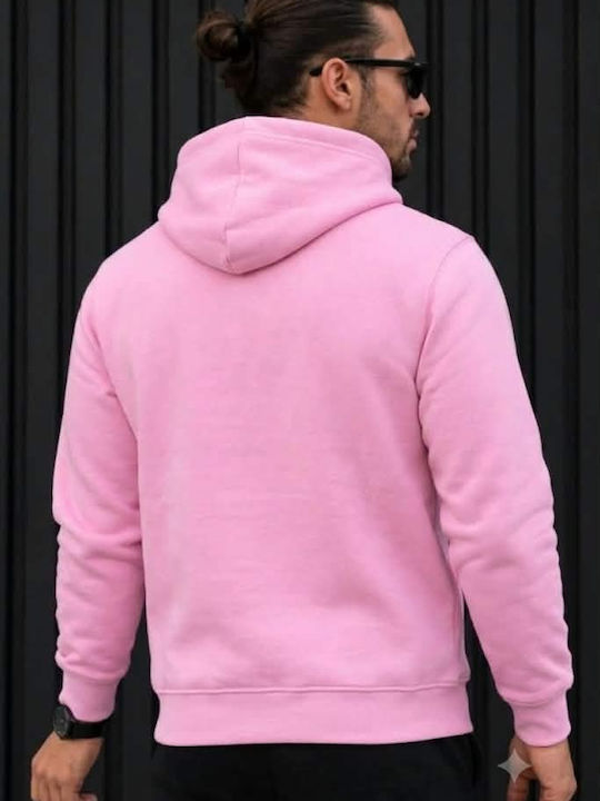 Henry Hooded Sweatshirt Pink 3-803