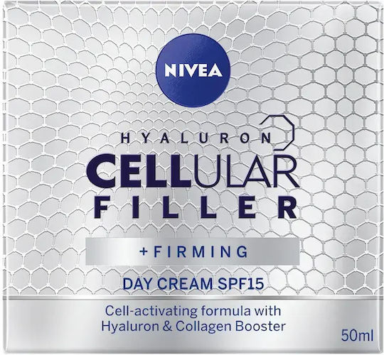 Nivea Hyaluron Cellular Filler + Pachet Cremă de Zi Tonifiere Spf 15 50 Ml + Cremă de Noapte 50 Ml