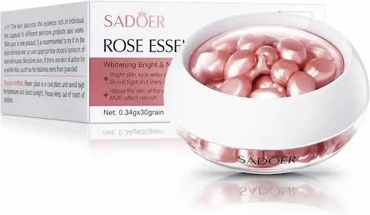 Pachet de revitalizare pentru ochi Sakura Cream + Capsule cu trandafir
