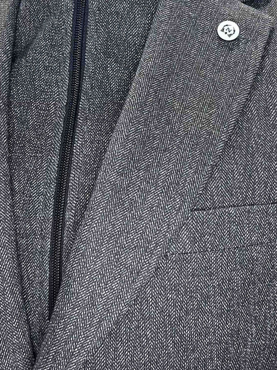 Herrenanzugsjacke Grau
