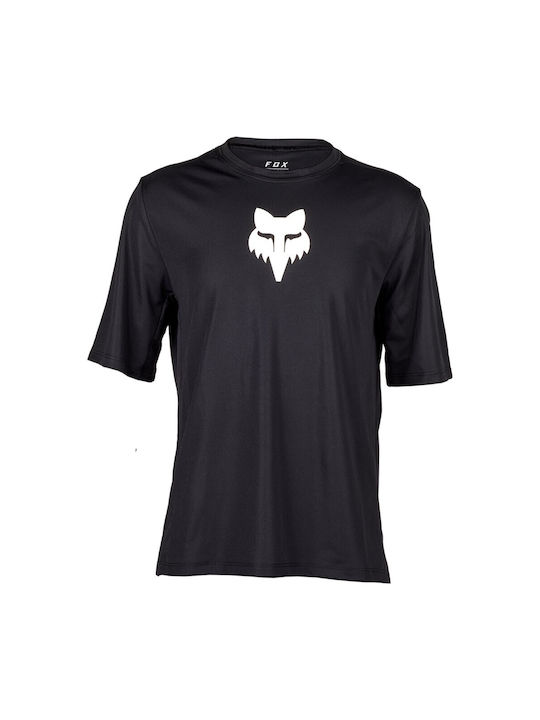 Fox Ranger Ss Jersey Детска Къс Ръкав Колоездене Блуза Планинско Колело Черна