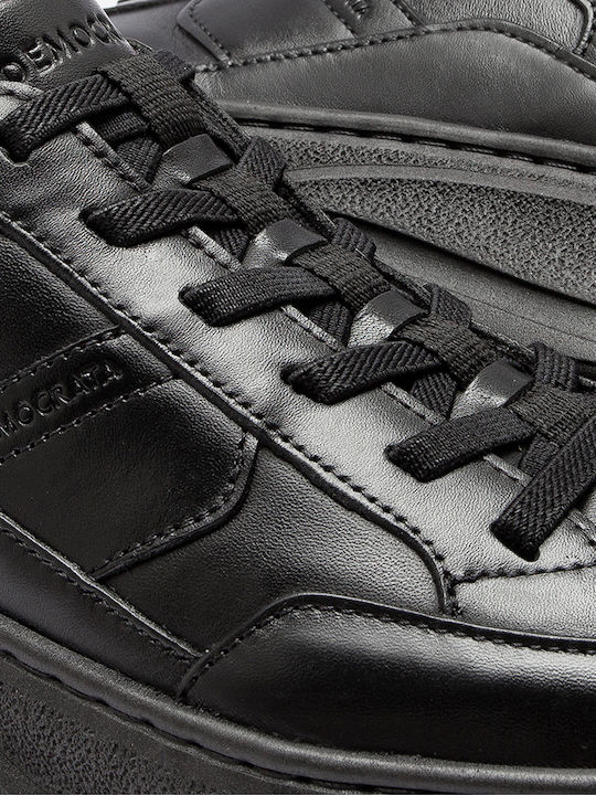 Herren Freizeitschuhe Schwarz Leder