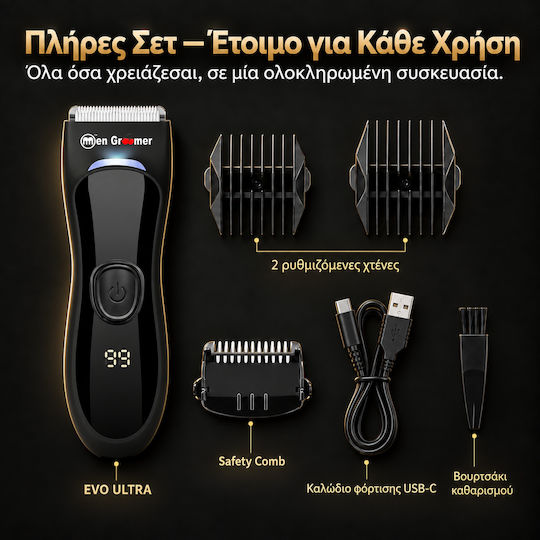 Men Groomer Wiederaufladbare Haarschneidemaschine GET-MG-058
