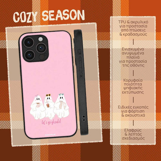 Sonique Cozy Season Series Oneplus 15r 5g Pink Ghost Mobile Phone Case