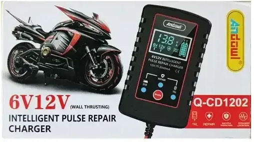 Andowl Зарядно Устройство За Батерии За Кола И Мотоциклет 6/12V