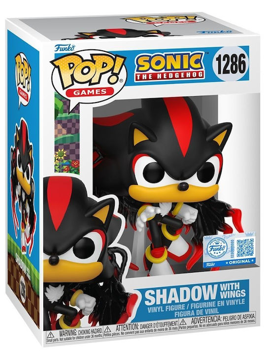 Funko Pop! Игри: Sonic The Hedgehog - Shadow (с крила) 1286 Special Edition Funko Pop! Игри: Sonic The Hedgehog - Shadow (с крила) 1286 Special Edition