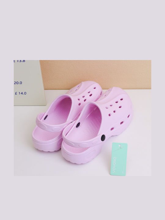 Damen Holzschuhe Rosa