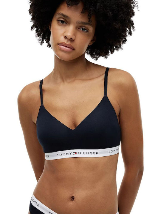 Tommy Hilfiger Repeat Logo Unterbrust Push-up Bralette Blau