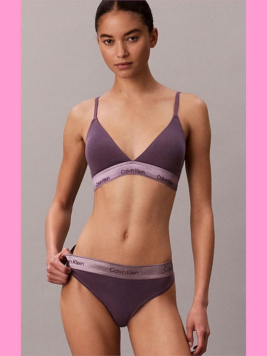 Calvin Klein Icon Baumwolle Modal Triangle Bralette Bralette
