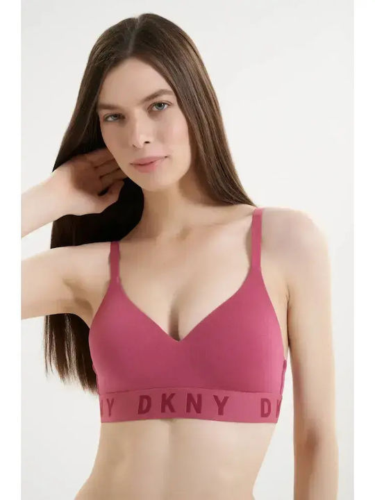 Dkny Wirefree Push Up Bralette Sport-BH Ohne Bügel Verstärkung Dunkles Rosa Dk4518-i604y Dkny Wirefree Push Up Bralette Sport-BH Ohne Bügel Verstärkung Dunkles Rosa Dk4518-i604y
