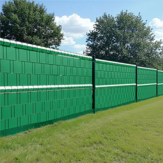 Material De Construcție Pentru Garduri De Grădină Din PVC 19cm 20 Bucăți Verzi