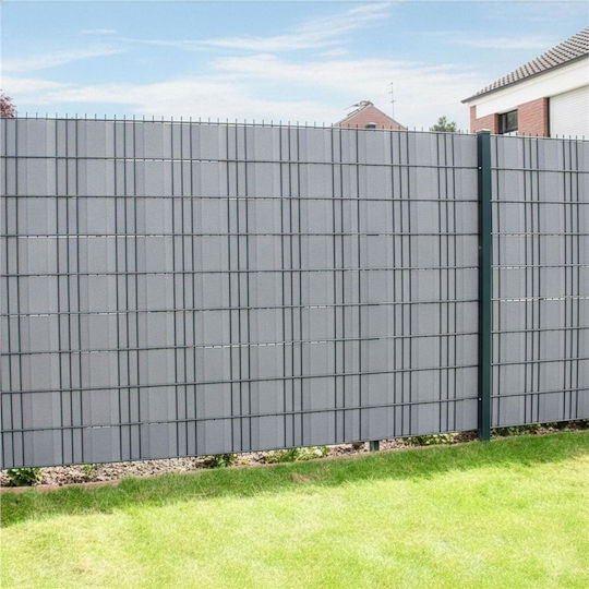 Material De Gard De Grădină Din PVC 5cm 20 Bucăți Gri