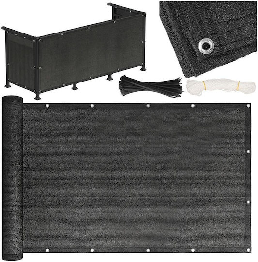 Plasă De Umbră Gri 0.9x5m 180gr/m²