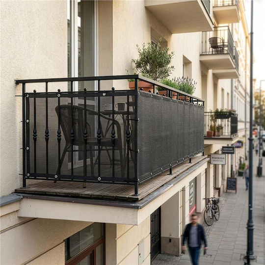 Δίχτυ Σκίασης Γκρι 0.9x6m 180gr/m²