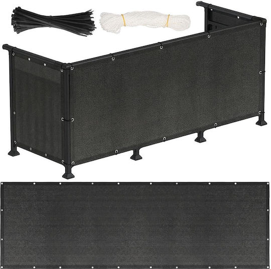 Δίχτυ Σκίασης Γκρι 0.9x6m 180gr/m²