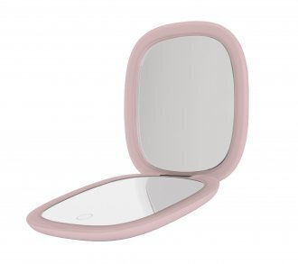 Humanas Humanas Schminkspiegel Platzierung mit Licht 9.9x9.9cm Rosa
