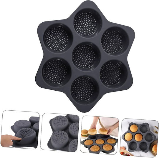 Bakeware Tin For Cupcakes/Muffins Made Of Silicone 7x7cm
