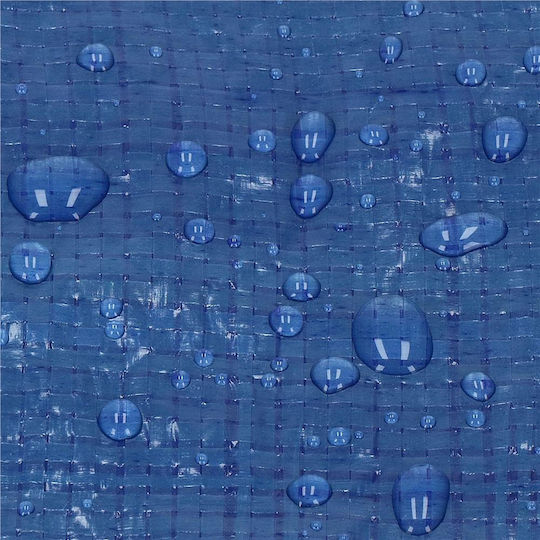 Round Waterproof Tarpaulin 60gr/m² With Diameter 2m Light Type Blue