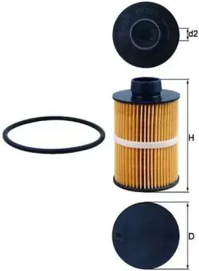 Filtru Original De Benzină Mahle Kx 208d