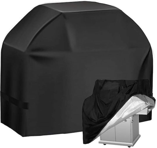 Husă Pentru Grătar Neagră Din Oxford Poliester Cu Protecție UV 80x66x100cm