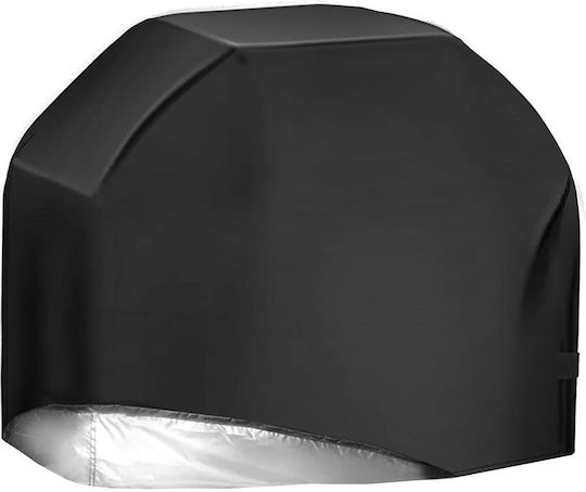 Husă Pentru Grătar Neagră Din Oxford Poliester Cu Protecție UV 80x66x100cm