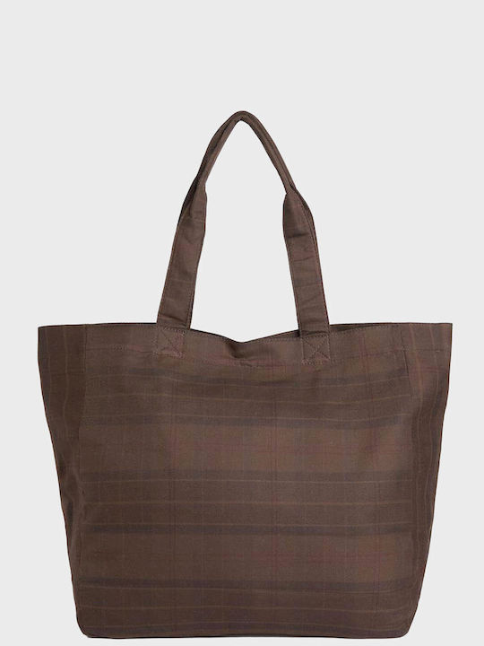 Fabric Women's Tote Bag Brown