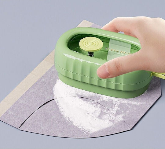 Perie de spălat haine Flippy cu dozator de detergent 4 perii de curățare din ABS + PS verde