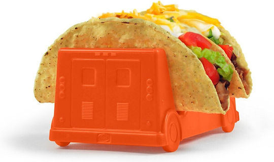 Taco Holder Flippy Bus Model 14 X 7.5 X 6.5 Cm Made Pp Orange