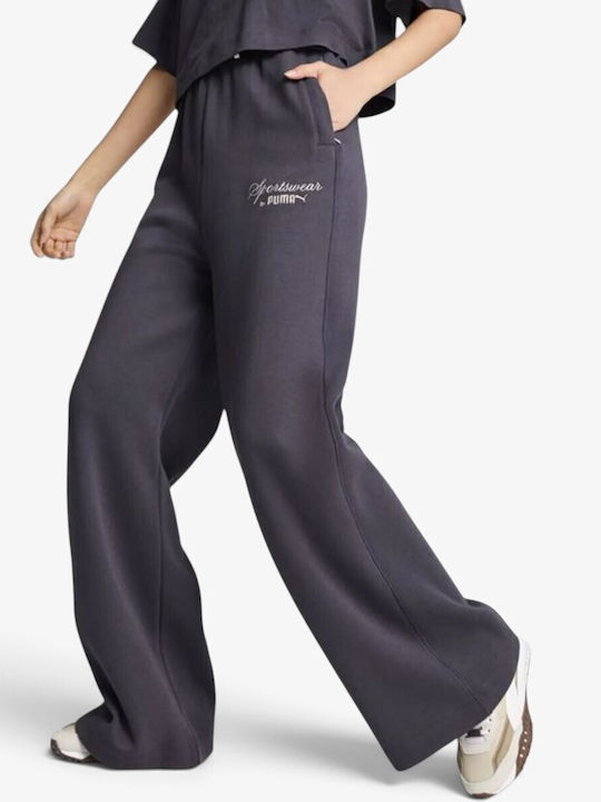 Classics Relaxed Hohe Taille Damen Jogginghosen Grau
