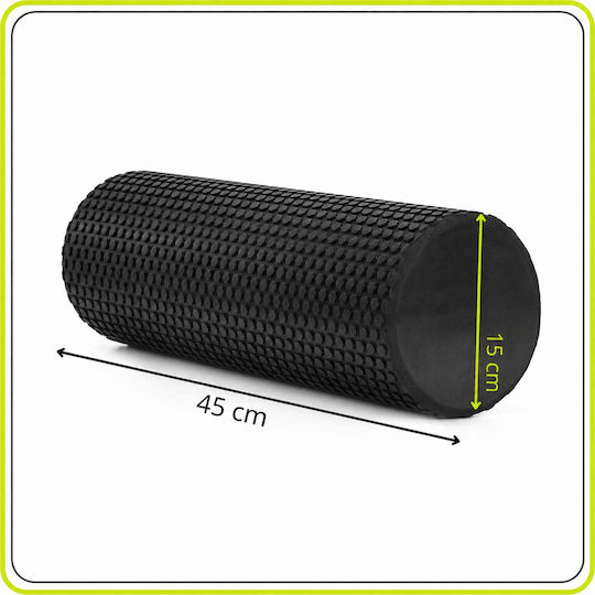 Cilindru de masaj negru 15cm