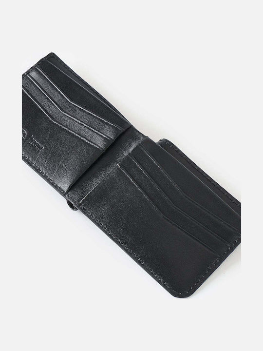 Surf Δερμάτινο Ανδρικό Πορτοφόλι Καρτών με RFID Μαύρο