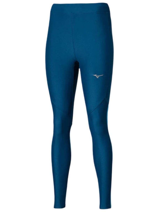 Lauf Damen Gekürzte Leggings Blau