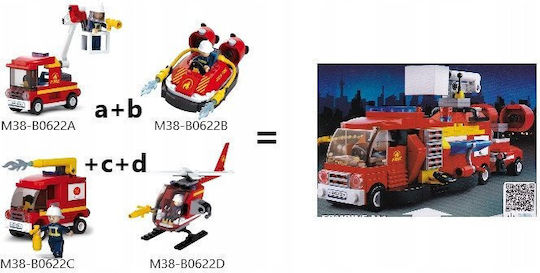 Sluban Bauklötze Fire Mix M38-b0622