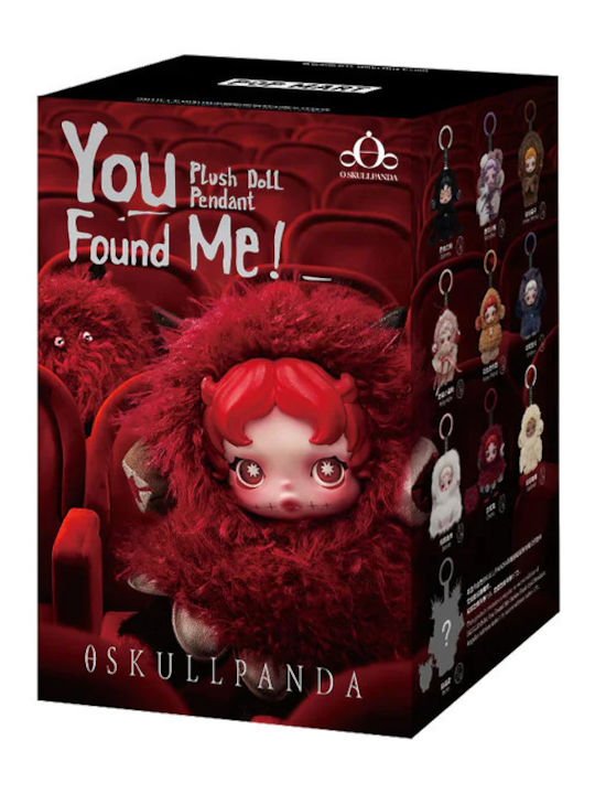 Keychain Pop Mart Skullpanda You Found Me Series Plush Doll Pendant Blind Box 1pc 1 Piece Random Selection